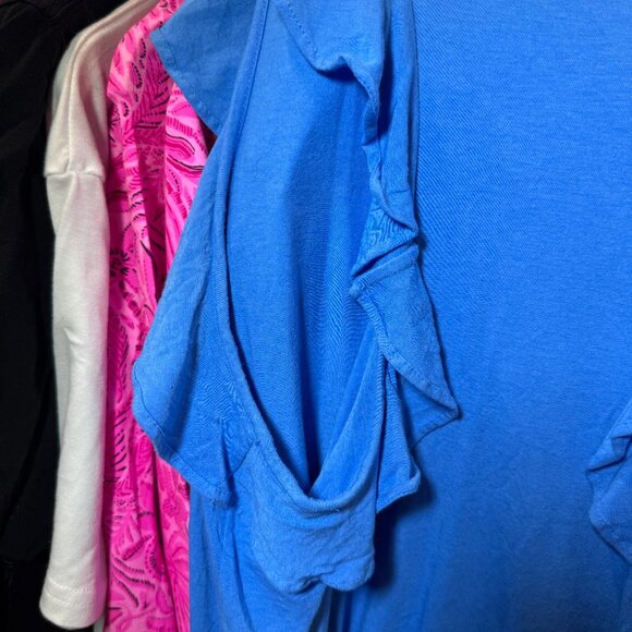 Lilly Pulitzer Blue Flutter Tank Top - Picture 6 of 7